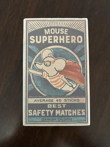 2025 Maileg Little Brother Superhero Mouse in Matchbox - Picture 1 of 4