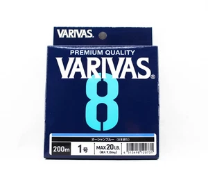 Varivas P.E Line Varivas 8 X8 Blue 200m P.E 1 Max 20lb (0731) - Picture 1 of 6