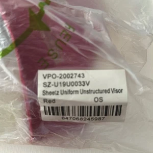 Sheetz Stazione di Servizio Visiera Cappello Berretto Dipendente Divisa Regolabile Rosso - Foto 1 di 3