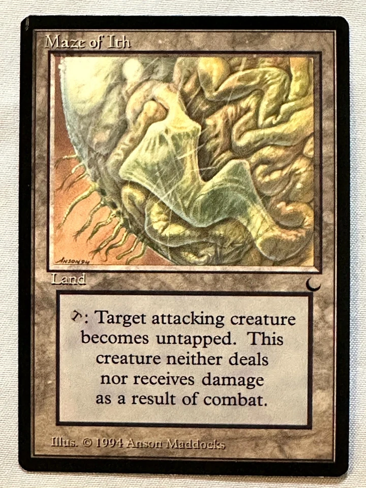 Maze of Ith  - 1994 Magic the Gathering MTG The Dark - Near Mint - Free Shipping - Image 1 of 2
