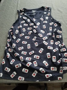 Miller Lite Bierdosen All Over Print Tank Top Shirt Herren Gr. XL Sommer Trinken - Bild 1 von 3