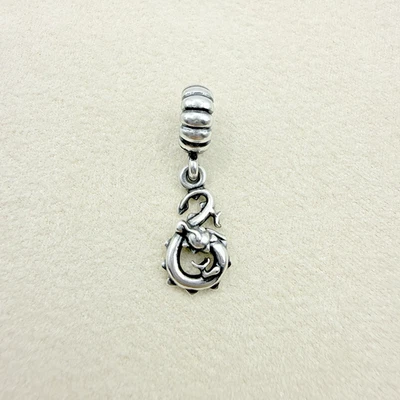 Pandora Plata Esterlina Dragón Chino Retirado Edición Limitada Cuelga Dije Cuentas Foto 1 de 4