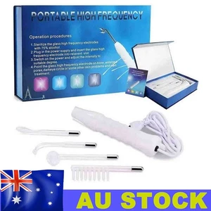Portable High Frequency Skin Care Therapy Facial Machine Acne Treatment A+ - Picture 1 of 12