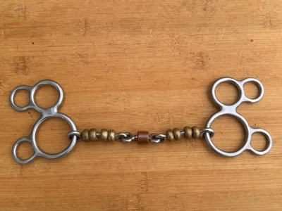 Broca de conejito de carreras de barril KLU con 3 piezas boca con cuentas y grillo ~ boca de 5" Foto 1 de 3