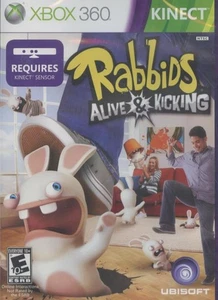 Rabbids: Alive & Kicking XBOX 360 realidad aumentada fiesta conejo juego! SELLADO  - Imagen 1 de 1