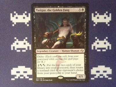 Tasigur, the Golden Fang	 Fate Reforged - Magic the Gathering Black - Image 1 of 2