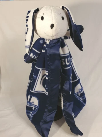 Penn State Lovey Baby Security Blanket  Nittany Lions Football Satin  Large 20" Cover