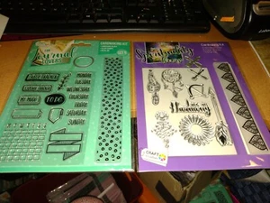 VENTA 2X KIT DE CARDMAKING PARA SCRAPBOOKING/CARPETA DE ESTAMPADO/SELLO/TROQUEL DE METAL (CM15) - Imagen 1 de 2