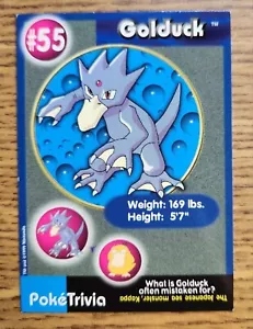 Golduck #55 PokeTrivia Collectable Movie Scene 4 Mewtwo Strikes Back - Picture 1 of 2