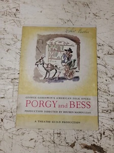 George Gershwin PORGY and BESS Todd Duncan Anne Brown 1935 Souvenir Program Rare - Picture 1 of 8