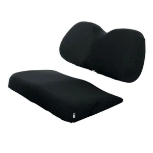 Golf Car Terry Cloth Seat Cover Black Machine Washable Comfortable Soft Fabric - Picture 1 of 6