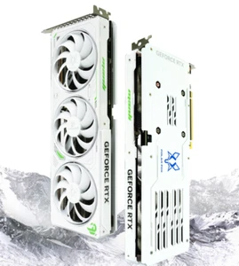 MANLI GeForce RTX 4070 Polar Fox GDDR6 12GB DLSS3 Gaming Graphics Card - Afbeelding 1 van 10