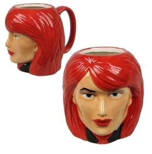 Marvel Comics Avengers Black Widow Molded 16 oz Ceramic Coffee Cup Tea Mug New - Picture 1 of 3