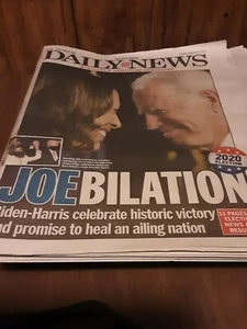 Tageszeitung 8. November 2020 Biden schlägt Trump Wahl 2020 - Bild 1 von 2