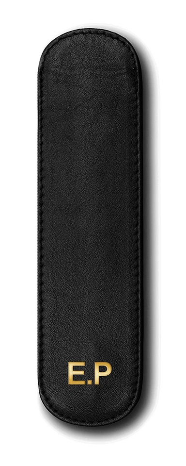 Europens Single Leather Pen Pouch - Embossing / Personalisation - Image 1 of 1