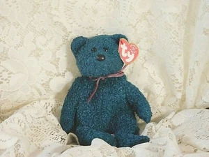 TY Beany Babies Holiday Teddy 2001 8 Inches Tall - Bild 1 von 3