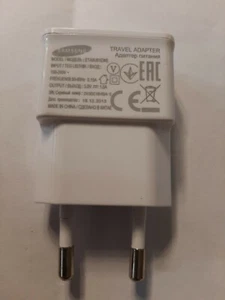Samsung ETA0U61JWE 5.0V 1.0A White Travel Home Wall Charger - Original OEM - Picture 1 of 2