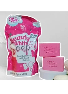 Jabón Beauty White by You Glow Babe, 5 Barras X 70G - Imagen 1 de 5