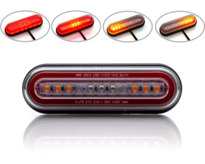 Motorbike Indicators Turn Signals Integrated LED Stop Run Tail Brake Light - Picture 1 of 10