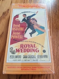 Royal Wedding - Fred Astaire & Jane Powell (VHS, 1990, Technicolor) - Brand New - Picture 1 of 2