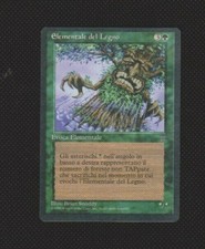 Wood Elemental Italian Legends Magic the Gathering MTG