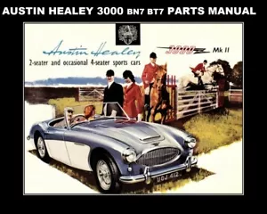 Austin Healey 3000 Parti Manuale 375pgs List W/Esploso Dettagliato Diagrammi - Foto 1 di 4