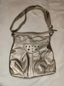 Bandolera para mujer con tachuelas doradas - Imagen 1 de 5