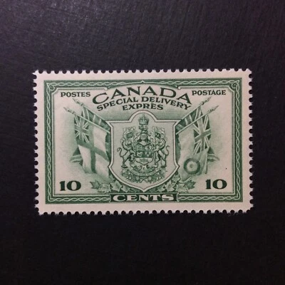BroadviewStamps Canada #E10 MH VF centering.  Some gum disturbance. - Image 1 of 2