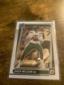 🔥ROOKIE🔥FOOTBALL🏈 Zach Wilson 🏈 Jets ( INV # 00028 - Optic - Picture 1 of 1
