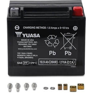 Yuasa AGM Maintenance-Free VRLA Battery for PWC YTX20L YUAM420BS - Picture 1 of 5