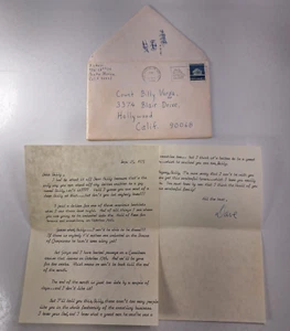 Wrestler Dave Levin Wrestling Correspondence Letter To Count Billy Varga (S5) - Picture 1 of 10