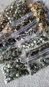 Preowned Set of Over 3 pounds of Fancy Shank Buttons with FREE SHIPPING - Picture 1 of 8