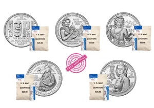 2024 P&D Mints American Women Series Quarters 10Coins Full Set from US Mint Roll - Picture 1 of 6