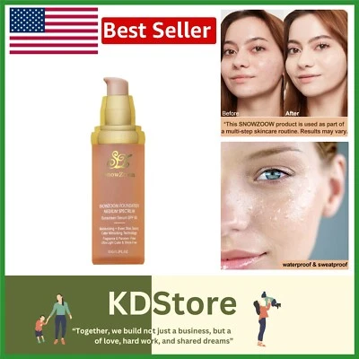 4-in-1 Color Changing Liquid Foundation with SPF 50+ - Hydrating & Waterproof - Image 1 of 4