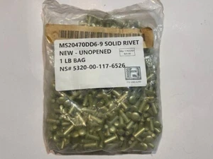 MS20470DD6-9, Solid Rivet, 1lb pks, New Surplus - Bild 1 von 3