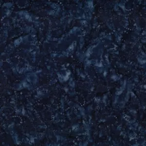 Wilmington Batiks - Plum Bouquet - Swirly Dots - Dark Blue, Fabric BTY - Picture 1 of 5