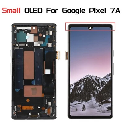 Pantalla OLED más pequeña para Google Pixel 7A pantalla táctil LCD digitalizador repuesto Foto 1 de 4