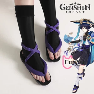 Spiel Genshin Impact Wanderer Balladeer Cosplay Schuhe Halloween Kostüm Requisite - Bild 1 von 11