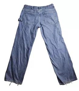 Jeans carpentiere Calvin Klein VINTAGE larghi vecchia scuola anni 90 sciolti uomo 36x33 skater - Foto 1 di 18