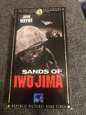 VHS-Sands Of Iwo Jima-MULTIPLE VHSs SHIP FREE!, SEE STORE!!! - Image 1 of 2