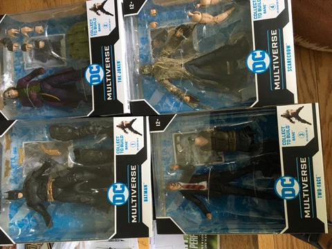 McFarlane DC Multiverse Dark Knight BANE Build-A-Figure * Complete Set of 4 BAF Cover