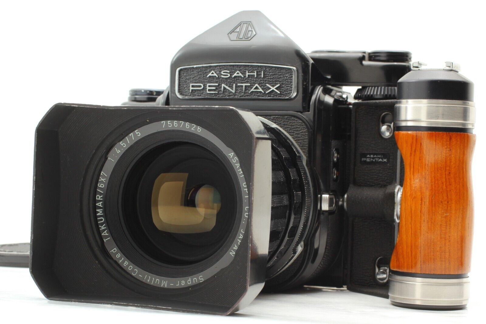 5 Lens ◇N MINT◇ Pentax 67 6x7 Late Mup TTL Grip 105mm f2.4 55mm 