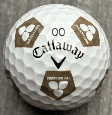 Nueva pelota de golf Callaway cromada suave Truvis Boulders Resort and Spa logotipo (1) Foto 1 de 3