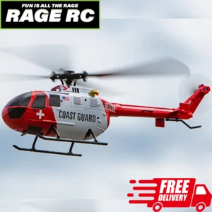 Rage RC Hero-Copter Helicopter 4-Blade RTF Coast Guard Stability Ready to Fly - Picture 1 of 2