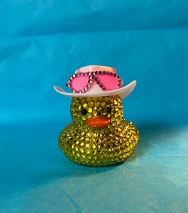 Rhinestone Duck, Great for Gifting for Jeep Ducking, Cruises, Cheerleader - Picture 1 of 6