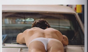 Alan Lyon Original Male Photo gay interest (11) Kurt white car - Picture 1 of 2