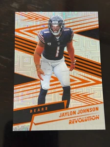 2025 Panini Revolution Jaylon Johnson Orange Levels /299 - Bears - Bild 1 von 2