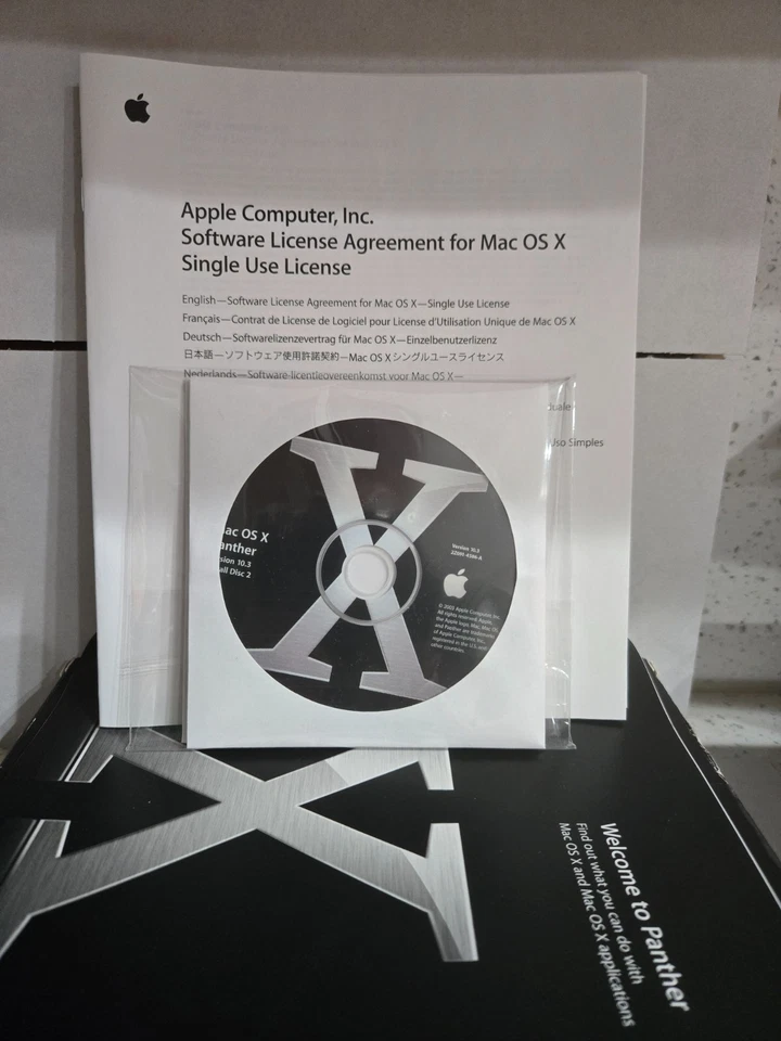 Mac OS X Panther Version 10.3 _ Family Pack For Up to 5 Computers _ M9228LL/A - Image 1 of 2