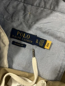 Polo Ralph Lauren pantaloni chino vestibilità classica uomo XL beige coulisse Y2K skater - Foto 1 di 9