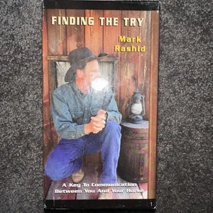 Finding The Try Mark Rashid VHS Box Set Signed 228/500 C.2001 You & Horse - Picture 1 of 11